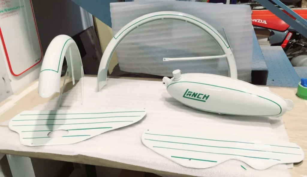 diseño de piezas de motos